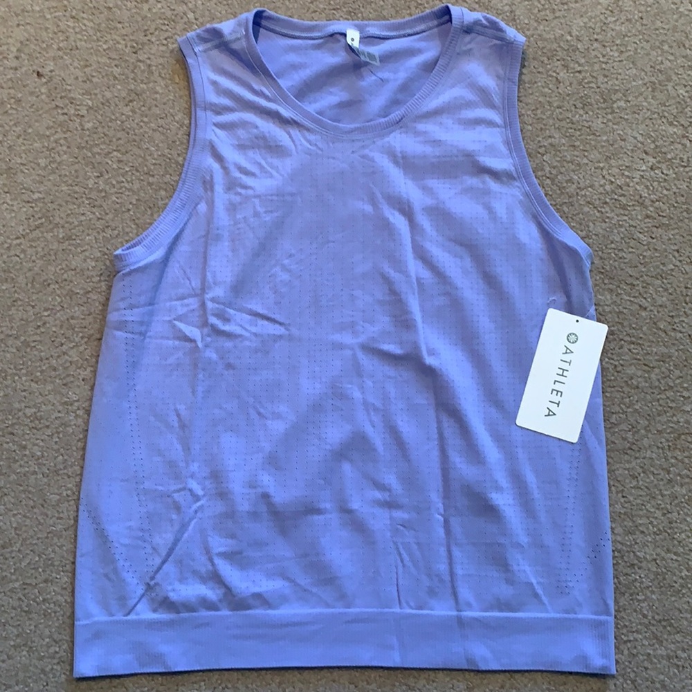 NEW Athleta In Motion Tank - Size L, Periwinkle